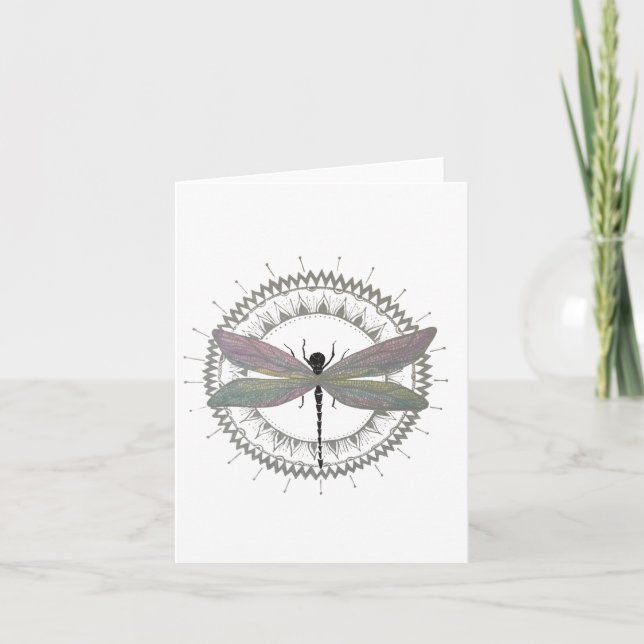 Klappenkarte Mandala Karte (Vorderseite)