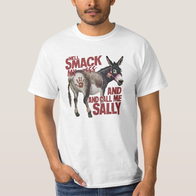 Klappern Sie mir und nennen Sie mich Sally T-Shirt (Vorderseite)
