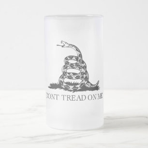 Klapperschlange-Gadsden-Flagge: Kämpfe, Widerstand Mattglas Bierglas