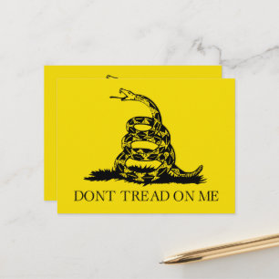 Klapperschlange Gadsden-Flagge: Kämpfe, Widerstand Postkarte