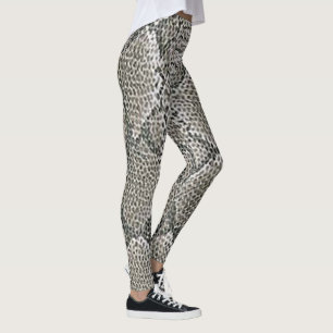 Klapperschlangen-Haut-Muster-Leggings Leggings