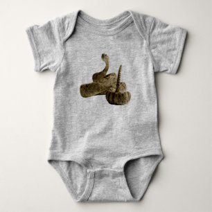 Klapperschlangenschlangen-Foto scherzt Kleidung Baby Strampler