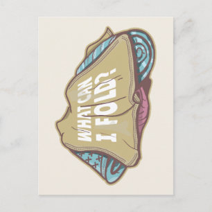 Klappkleidung, Wäschetag Postkarte