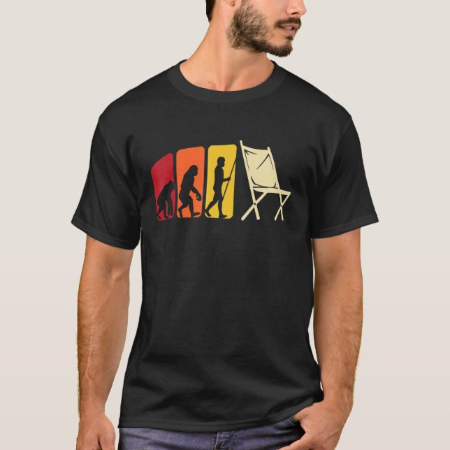 Klappstuhl Camping Zelte Camping Stuhl Liebe Fol T-Shirt (Vorderseite)