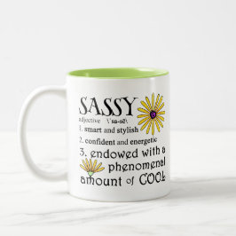 klar definiert zweifarbige tasse