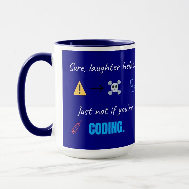 Klar, Lachen hilft.. Nur nicht, wenn du codierst Tasse (Links)