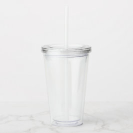 Klare 16 oz Acryl-Tumbler für kalte Getränke Acryltrinkbecher