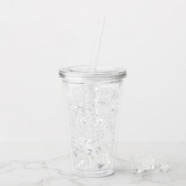 Klare 16 oz Acryl-Tumbler für kalte Getränke Acryltrinkbecher