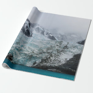 KLARE BLAUE MEER NEBEN BERG GESCHENKPAPIER