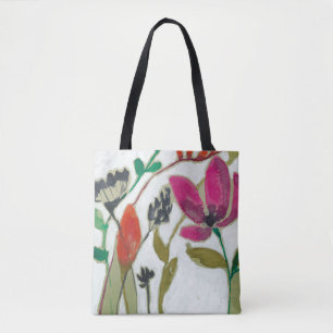 Klare Blumen Tasche