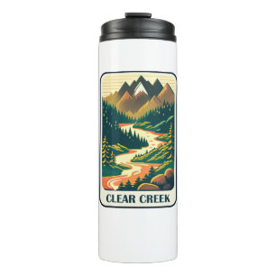 Klare Creek Colorado Farben Thermosbecher
