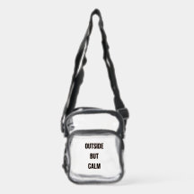 Klare Crossbody-Tasche für Konzerte