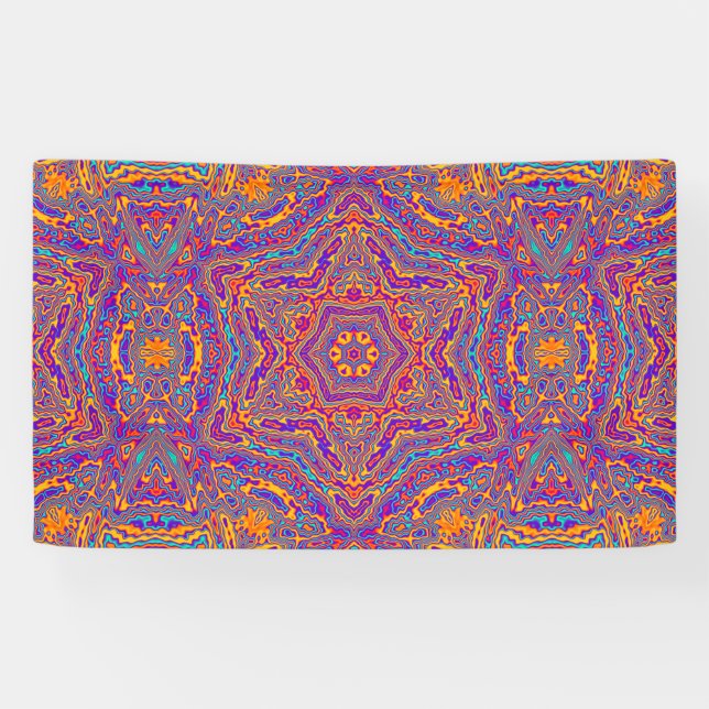 Klare Farbmuster-Druck-Fahne, Plane, Scheuertuch Banner (Horizontal)