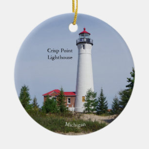 Klare Punkt-Leuchtturmverzierung Keramik Ornament