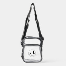 Klare Stadiontasche - einfacher Anfangsbuchstabe A