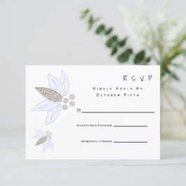 Klare UAWG für die Unternehmensflora RSVP Karte
