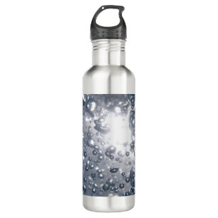 Klare Wasserblasen Edelstahlflasche