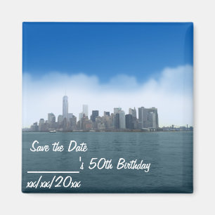 Klarer Himmel Digital in NYC Save the Date Magnet