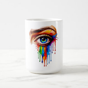 Klares Auge Kaffeetasse