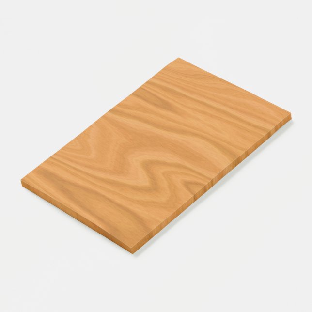 Klares Holz Post-it Klebezettel (angewinkelt)