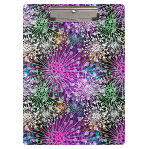 Klares pickeliges Muster Klemmbrett