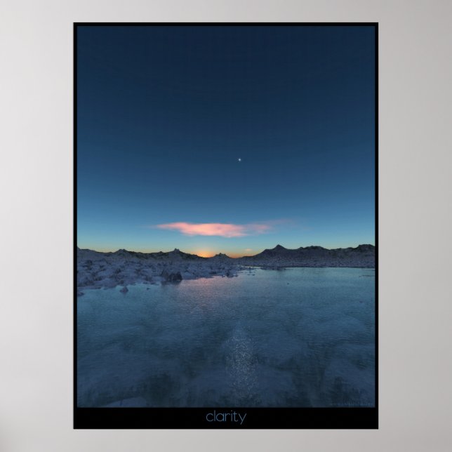 Klarheit Poster (Vorne)