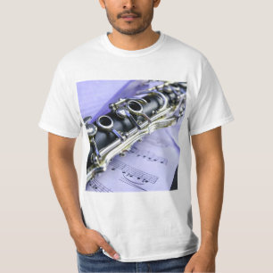 Klarinette Blatt Music Band Orchestra T-Shirt