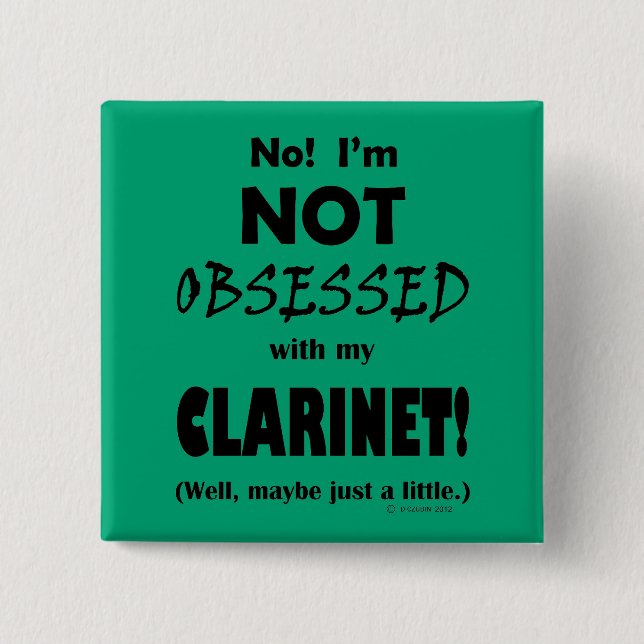 Klarinette Button (Vorderseite)
