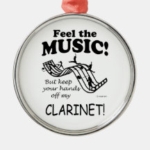 Klarinette fühlen die Musik