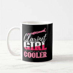 Klarinette Girl wie ein normales Mädchen nur viel Kaffeetasse