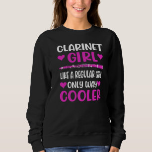 Klarinette Girl wie ein normales Mädchen nur viel Sweatshirt