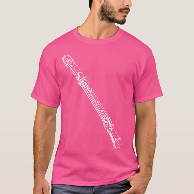 Klarinette Holzflöte T-Shirt (Vorderseite)