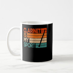 Klarinette ist mein Sport Funny Clarinet Player Re Kaffeetasse