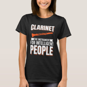 Klarinette Musikinstrument T-Shirt