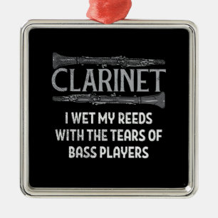 Klarinette Ornament Aus Metall