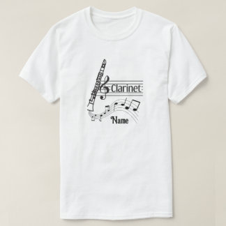 Klarinette Personalisiert T-Shirt