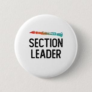 Klarinette-Sektion Führer-Marschband Button