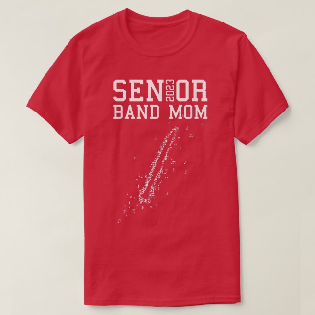 Klarinette Senior 2023 Senior Band Mama T-Shirt (Design vorne)