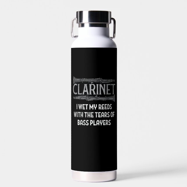 Klarinette Trinkflasche (Vorne)