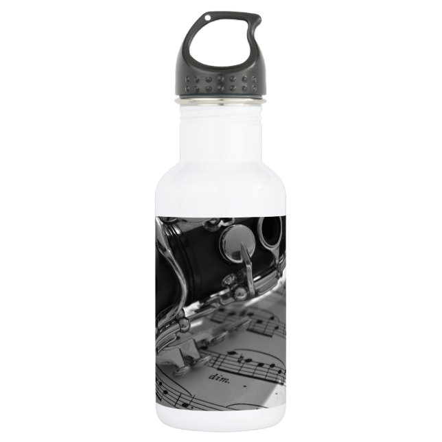 Klarinette Trinkflasche (Vorderseite)