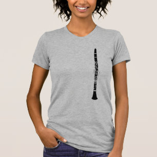Klarinette Zeichnend T - Shirt