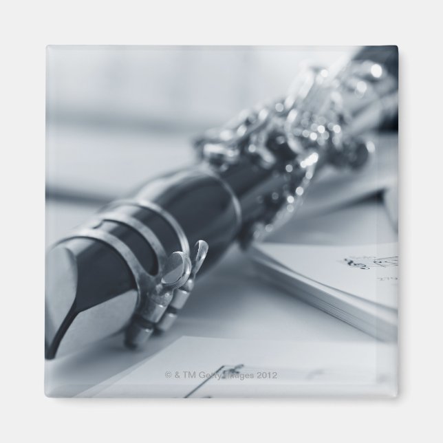Klarinette zu Musikvorlagen Magnet (Vorne)