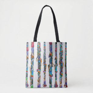 Klarinettendruck, farbige Klarinetten, Klarinetten Tasche