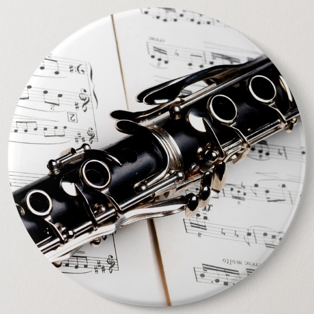 Klarinettenmusik Button (Vorderseite)