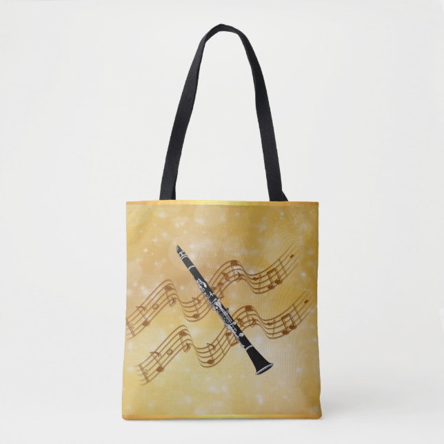 Klarinettenmusik, populäres Design, Tasche (Vorderseite)