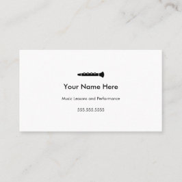 KlarinettenVisitenkarten #2 Visitenkarte