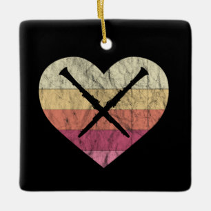 Klarinettist spielt gerne Klarinette Keramikornament