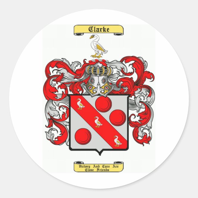 klarken runder aufkleber (Vorderseite)