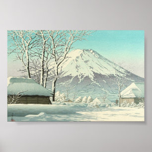 Klärung nach Schnee bei Oshiono - Hasui Kawase Poster