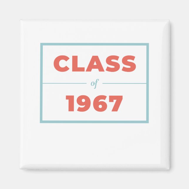 Klasse 1967 magnet (Vorne)